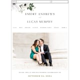 "Inverness" - Wedding Website in Pistachio by Nicole Whiddon - Mobile Layout
