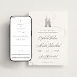 "Disney's Cinderella Castle" - Wedding Website in Magic by Kelly Schmidt - Match Your Stationery