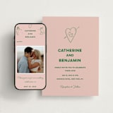 "Crazy Little Thing Called Love" - Wedding Website in Avocado by Helena Vitto - Match Your Stationery