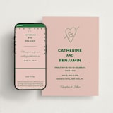 "Crazy Little Thing Called Love" - Wedding Website in Avocado by Helena Vitto - Match Your Stationery