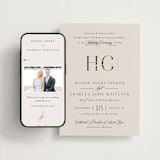 "HONOR" - Wedding Website in Ivory by Melanie Kosuge - Match Your Stationery