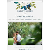 "Our Something Blue" - Wedding Website in Ocean by AK Graphics - Guest Management