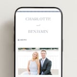 "Starboard" - Wedding Website in Lapis by Pixel and Hank - Mobile Layout