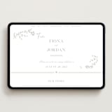"Jasmine" - Wedding Website in Ash by Vera Lim - Desktop Design