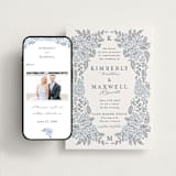 "Chantilly" - Wedding Website in Aegean by Tamara Hilje - Match Your Stationery