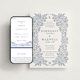 "Chantilly" - Wedding Website in Aegean by Tamara Hilje - Match Your Stationery