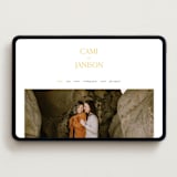 "archway" - Wedding Website in Dandelion by Lori Wemple - Desktop Design
