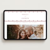 "Taj" - Wedding Website in Rosewood by Kanika Mathur - Desktop Design