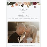 "Boho Chic" - Wedding Website in Moonstone by Cass Loh - Mobile Layout