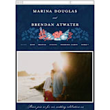"Deep Blue" - Wedding Website in Deep Blue by Paper Sun Studio - Mobile Layout