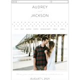 "Forever And" - Wedding Website in Black Tie by Kim Dietrich Elam - Guest Management