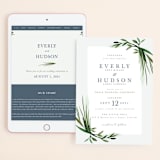 "Botanical Frame" - Wedding Website in Fern by Kate Ahn - Match Your Stationery