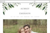 "Paradise" - Wedding Website in Forest by Oma N. Ramkhelawan - Desktop Design