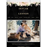 "Forever" - Wedding Website in Blush by Susan Moyal - Mobile Layout
