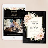 "Forever" - Wedding Website in Blush by Susan Moyal - Match Your Stationery