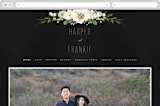 "jewel" - Wedding Website in Onyx by Susan Moyal - Desktop Design