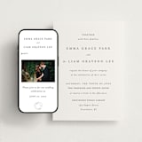 "A Thousand Years" - Wedding Website in Classic White by Design Lotus - Match Your Stationery