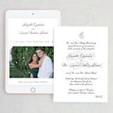 "One and Only" - Wedding Website in Classic Bride by Design Lotus - Match Your Stationery