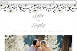 "Nothing Compares To You" - Wedding Website in Cream by Design Lotus - Desktop Design