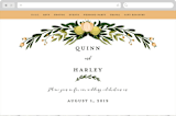 "Amore" - Wedding Website in Sunset by Susan Moyal - Desktop Design