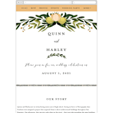 "Amore" - Wedding Website in Sunset by Susan Moyal - Guest Management