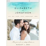 "Ombio" - Wedding Website in Aqua by GeekInk Design - Guest Management