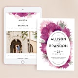 "Ethosien" - Wedding Website in Majestic by GeekInk Design - Match Your Stationery