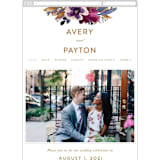 "Fall romance" - Wedding Website in Jewelled by Creo Study - Mobile Layout