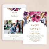 "Fall romance" - Wedding Website in Jewelled by Creo Study - Match Your Stationery