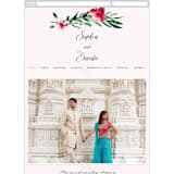 "Garden Party Joy" - Wedding Website in Blush by frances mathys - Mobile Layout
