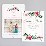 "Garden Party Joy" - Wedding Website in Blush by frances mathys - Match Your Stationery