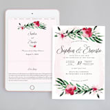 "Garden Party Joy" - Wedding Website in Blush by frances mathys - Match Your Stationery
