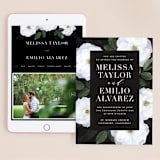 "Heirloom Roses" - Wedding Website in Ebony by Jill Means - Match Your Stationery