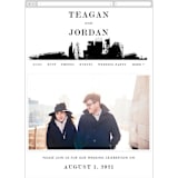 "Urban" - Wedding Website in Onyx by Lori Wemple - Mobile Layout