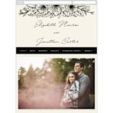 "Apeiron" - Wedding Website in Ebony by GeekInk Design - Guest Management