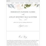 "Peony Floral Frame" - Wedding Website in Cornflower by Alethea and Ruth - Guest Management