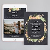 "botanica" - Wedding Website in Midnight by Griffinbell Paper Co. - Match Your Stationery