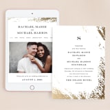 "Edgy Charm" - Wedding Website in Ivory by Kimberly FitzSimons - Match Your Stationery