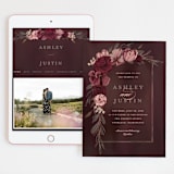 "Verdigris" - Wedding Website in Rose by Susan Moyal - Match Your Stationery