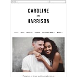 "Open Bar" - Wedding Website in Tuxedo by Jennifer Lew - Guest Management