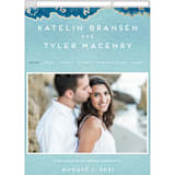 "Sea Crest" - Wedding Website in Turquoise by Kaydi Bishop - Mobile Layout