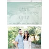 "Painted Sea" - Wedding Website in Seafoam by Hooray Creative - Mobile Layout
