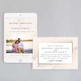 "Solaris" - Wedding Website in Blush by Kristie Kern - Match Your Stationery