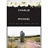 "Garden Blooms" - Wedding Website in Ivory by Susan Moyal - Mobile Layout