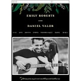 "Emerald Leaves" - Wedding Website in Midnight by Susan Moyal - Mobile Layout