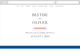 "Acapulco" - Wedding Website in Indigo by Angela Marzuki - Desktop Design