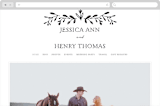 "Charleston" - Wedding Website in Tuxedo by Susan Brown - Desktop Design