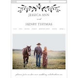 "Charleston" - Wedding Website in Tuxedo by Susan Brown - Mobile Layout