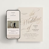 "Mirin" - Wedding Website in Linen by Kate Ahn - Match Your Stationery