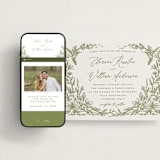 "Eden" - Wedding Website in Pistachio by Grae - Match Your Stationery